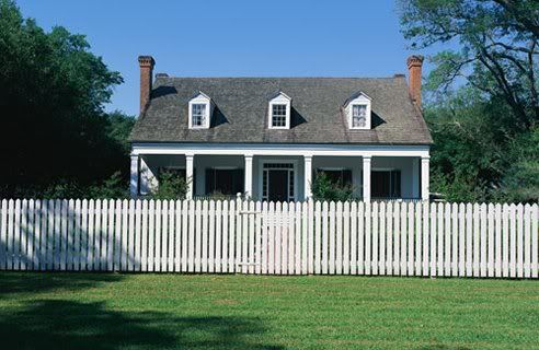 White picket fence