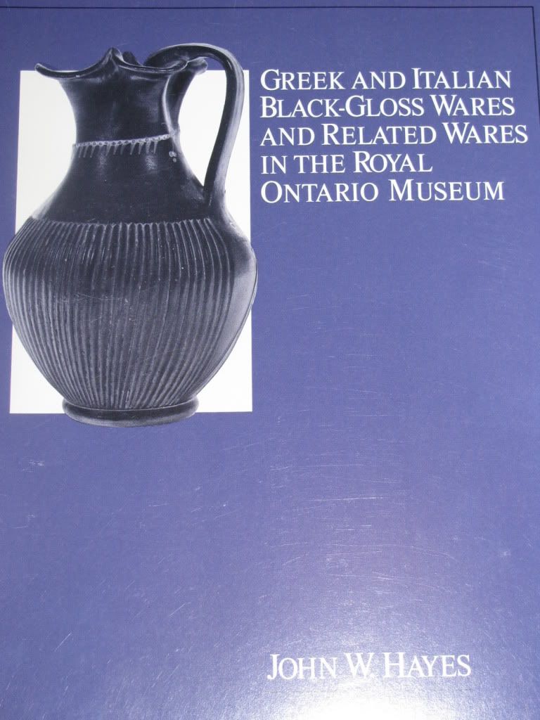 Greek and Italian Black-Gloss Wares and Related Wares in the Royal Ontario Museum John W. Hayes