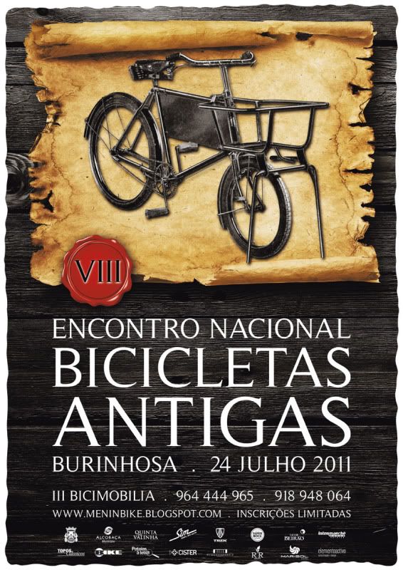 Cartaz Encontro Nacional Bicicletas Burinhosa 2011