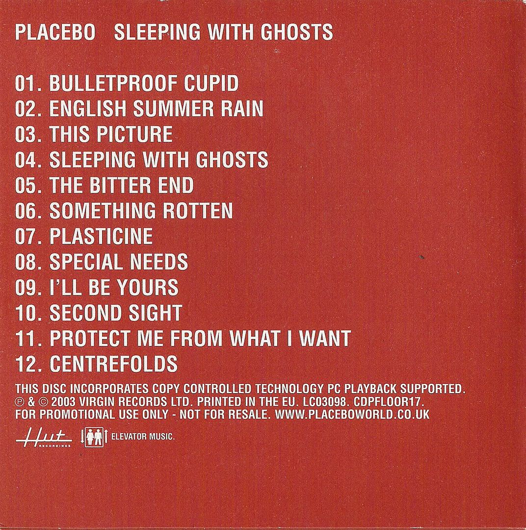 Sleeping With Ghosts (Promo) LJ Placebo Russia Archive