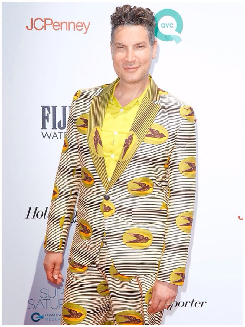 Cameron Silver in Stella Jean - FIJI Water At Super Saturday