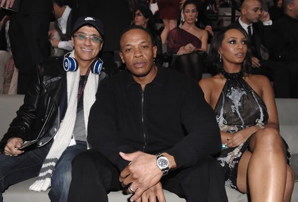 Dr Dre wife Nicole at the VS Fashion show