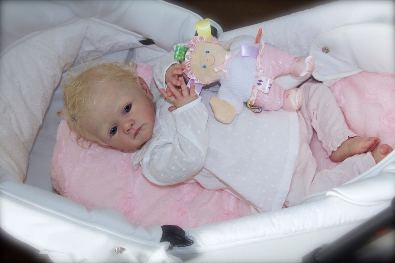 292 New baby headband monsoon 367 Cheza Baby Nursery Reborn Baby girl PROTOTYPE FRIDA KAROLA WEGERICH   