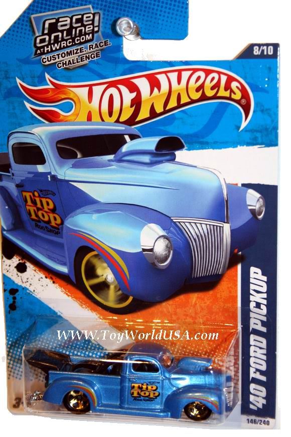 '10 #146 HW Hot Rods '40 Ford Pickup blue