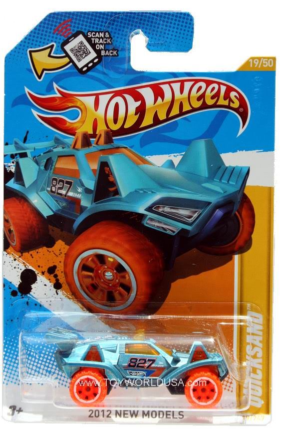 2012 Hot Wheels #19 New Models Quicksand blue photo ...