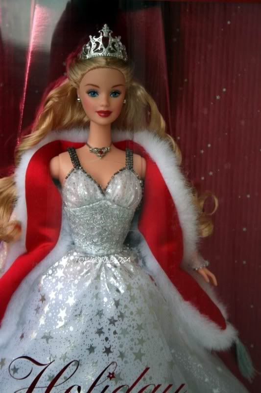 how much is the 2001 holiday celebration barbie worth