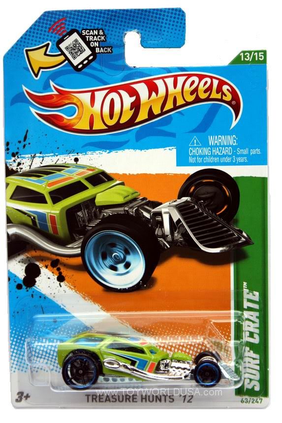 2012 Hot Wheels Treasure Hunt 63 Surf Crate eBay