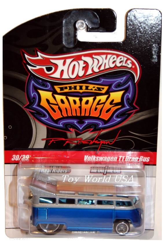 Vehicle Name: Volkswagen T1 Drag Bus; Series: Phil's Garage 30 Car Set 