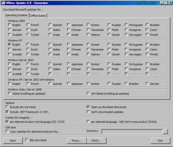 Offline XP Update