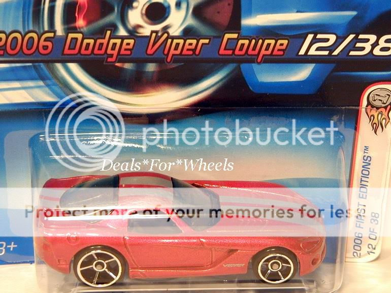 2006 Hot Wheels 1st Edition #12 06 Dodge Viper Coupe  