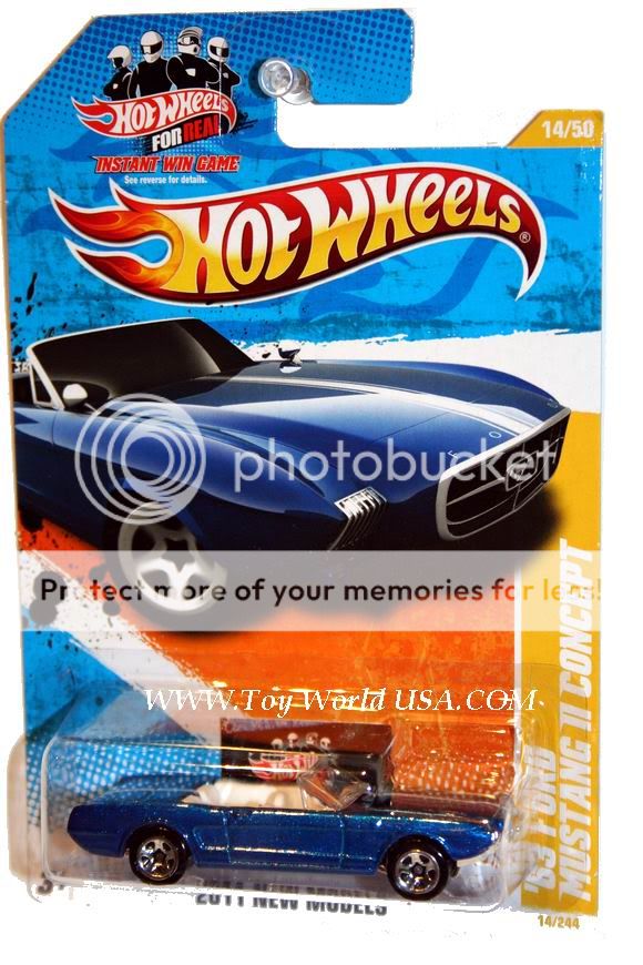 2011 Hot Wheels New Models 14 '63 Ford Mustang II Conc