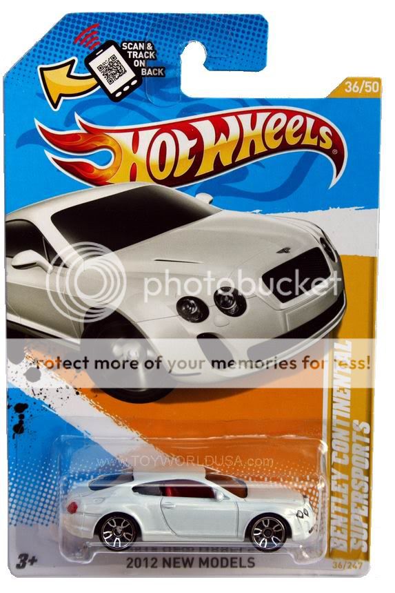 2012 Hot Wheels New Models #36 Bentley Continental Supersports
