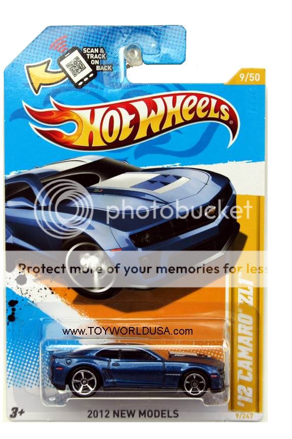 2012 Hot Wheels New Models 9 2012 Chevy Camaro ZL1 Blue