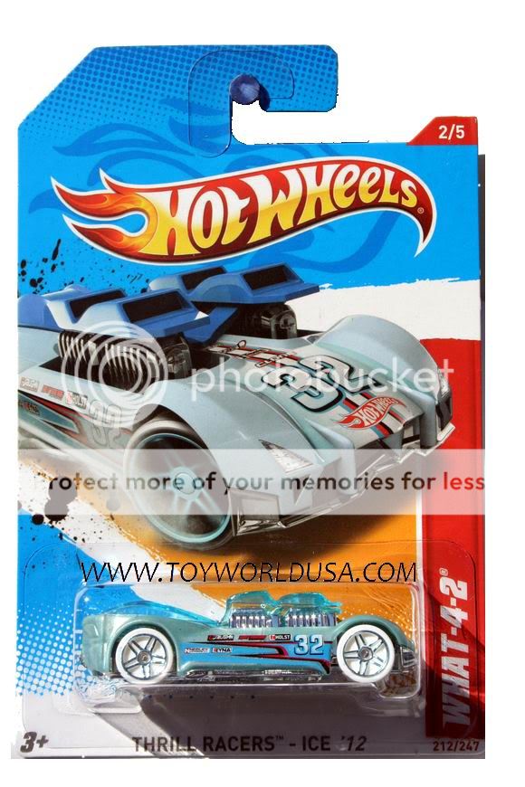 2012 Hot Wheels Thrill Racers   ICE #212 What 4 2  