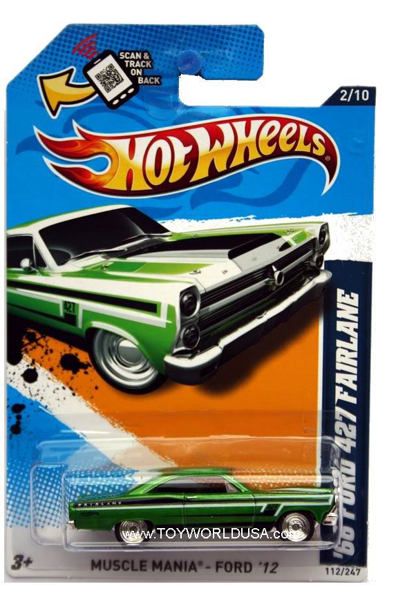 Hot wheels 66 ford 427 fairlane #4