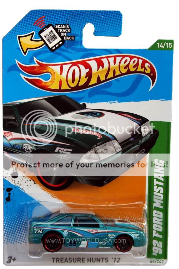 Hot Wheels mainline Treasure Hunt car. Protecto Package available for