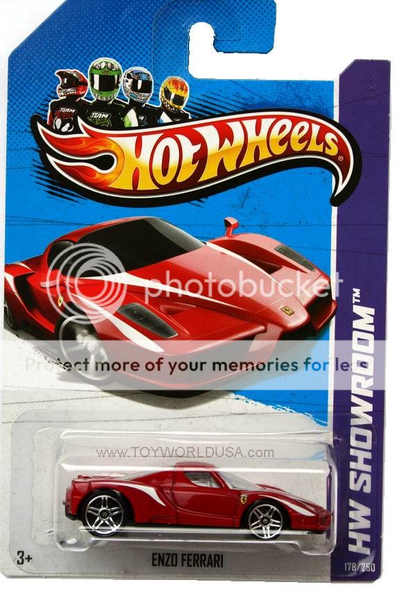 2013 Hot Wheels 178 HW Showroom HW All Stars Enzo Ferrari