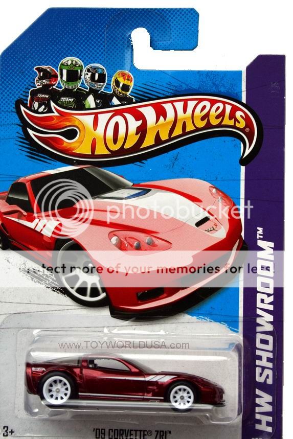 2013 Hot Wheels 202 HW Showroom 09 Corvette ZR1 Super Treasure Hunt 