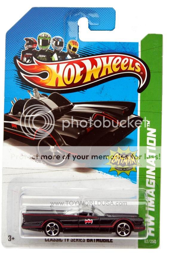 2013 Hot Wheels 62 HW Imagination Batman Classic TV Series Batmobile