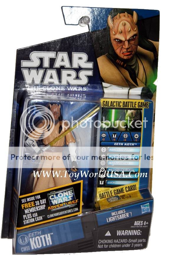 Star Wars action figure. Includes Battle Game card, die and base.