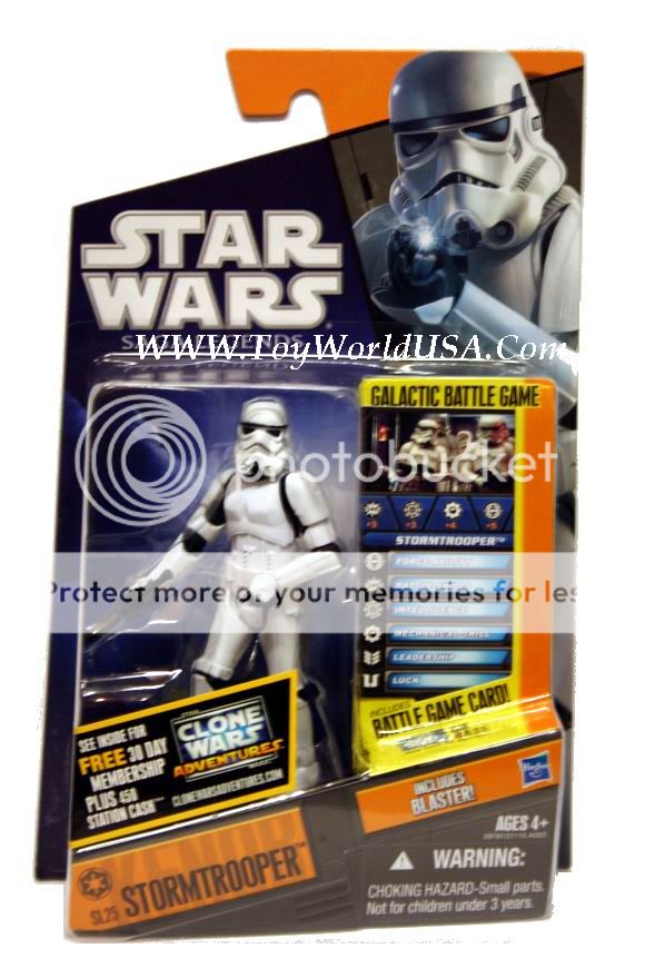 Star Wars action figure. Includes Battle Game Card Die & Base