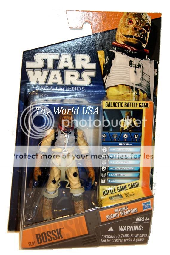 Star Wars action figure. Includes Battle Game Card Die & Base