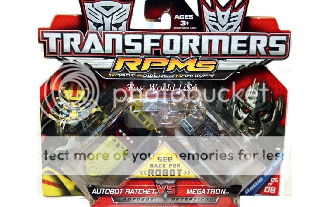  Included Autobot Ratchet vs Megatron Series Battle Series Age 