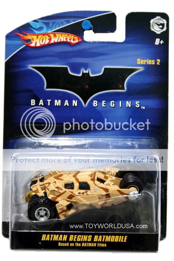 Hot Wheels Batman Begins Series 2 Batman Begins Batmobile