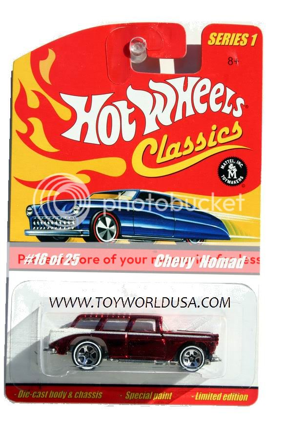 Hot Wheels Classics Series 1 16 Chevy Nomad Red