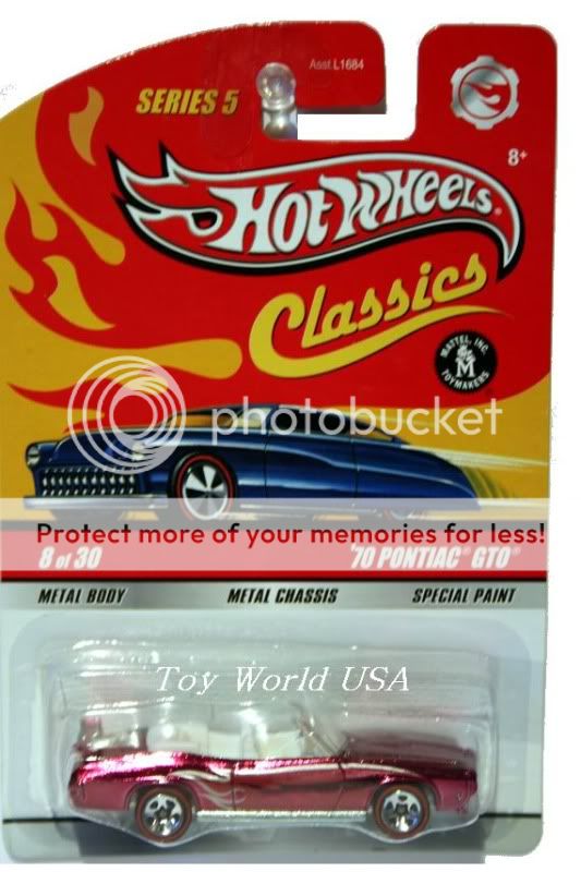 Hot Wheels Classics Ser 5 8 70 Pontiac GTO