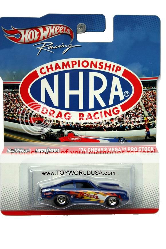 Hot Wheels Racing Championship NHRA Drag Racing 74 Chevy Vega Pro 