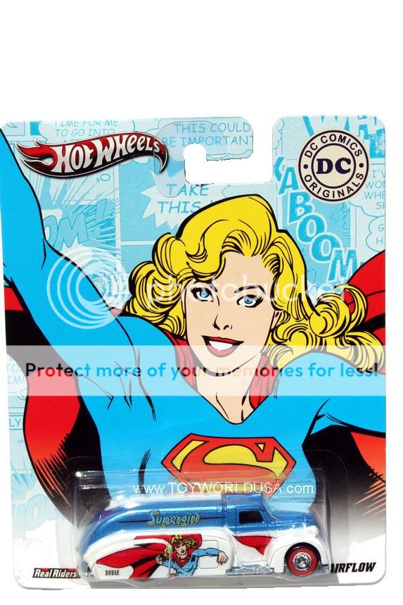 2012 Hot Wheels DC Comics Originals 1938 Dodge Airflow Supergirl