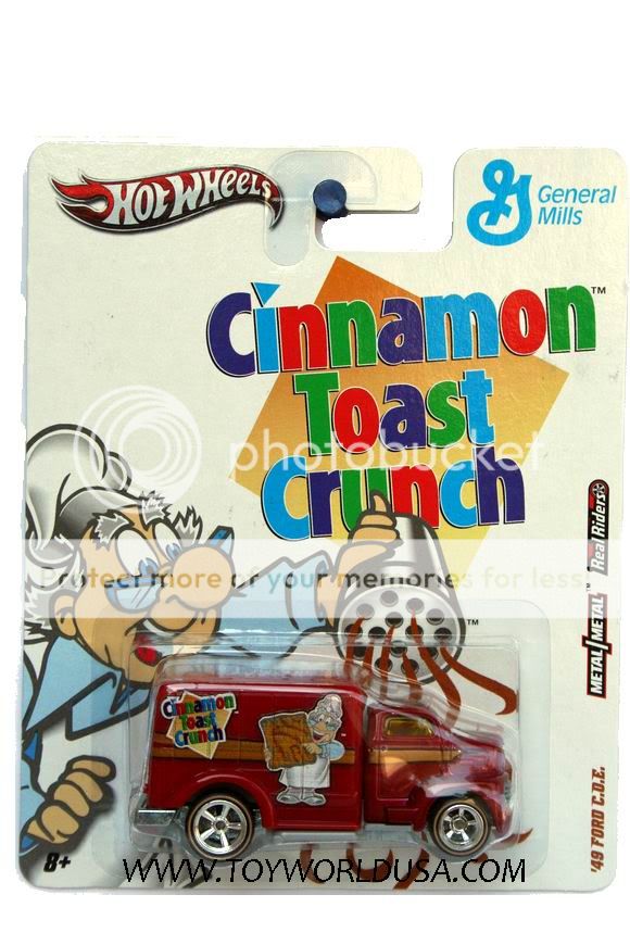 Hot Wheels General Mills Cinnamon Toast Crunch 49 Ford C O E