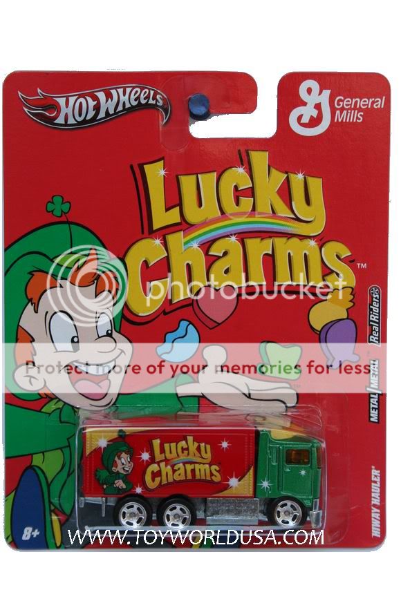 mills lucky charms for ages 8 hiway haulers features real riders with