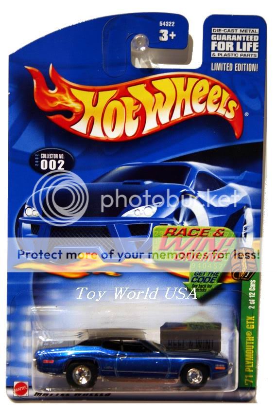 Hot Wheels mainline Treasure Hunt car. Protecto Package available for