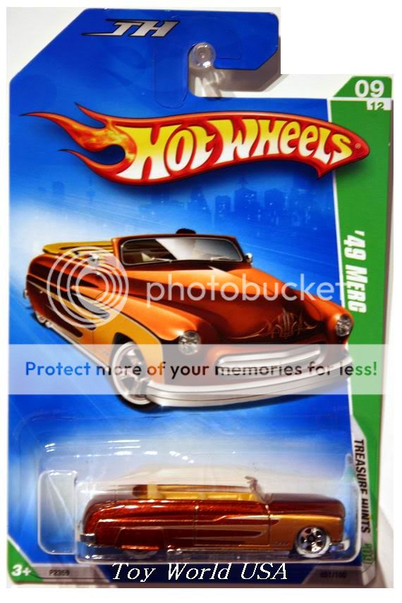 Hot Wheels mainline Treasure Hunt car. Protecto Package available for