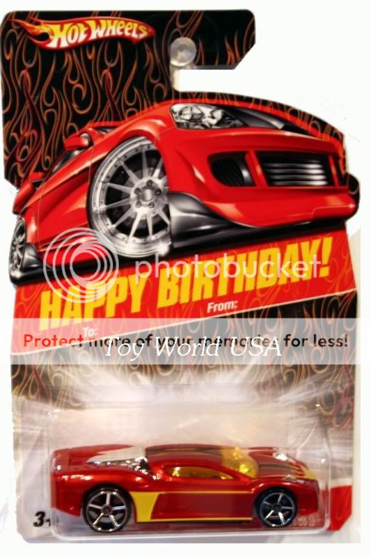 Hot Wheels 2008 Wal Mart Happy Birthday Reverb  