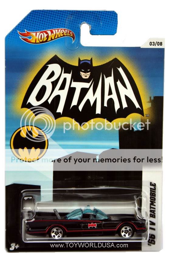 2012 Hot Wheels Batman Commemorative Edition 1966 TV Batmobile