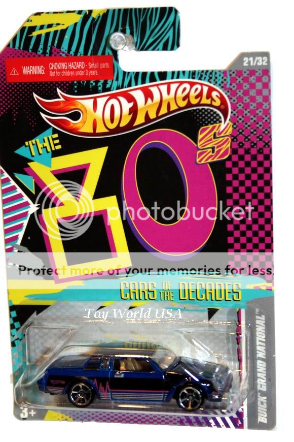 Hot Wheels Cars of The Decades 21 Buick Grand National