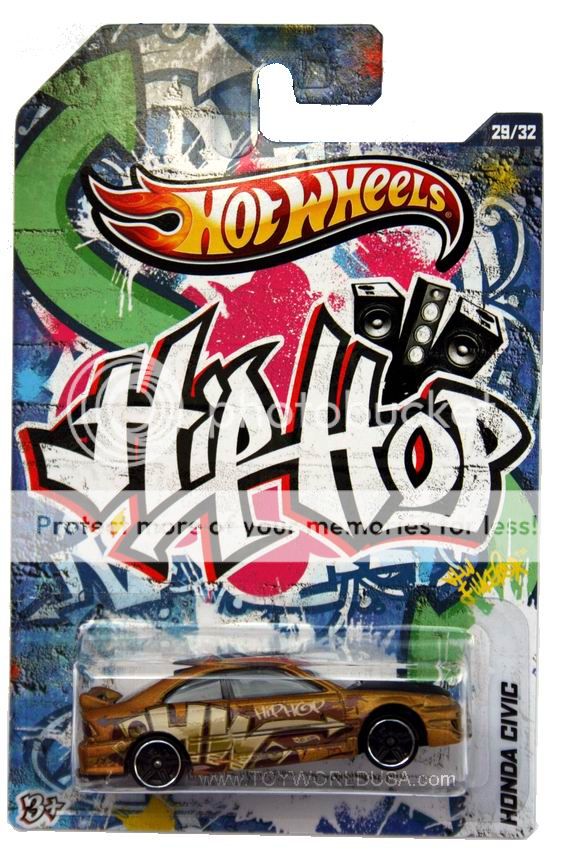 2012 Hot Wheels Jukebox Hip Hop 29 Honda Civic