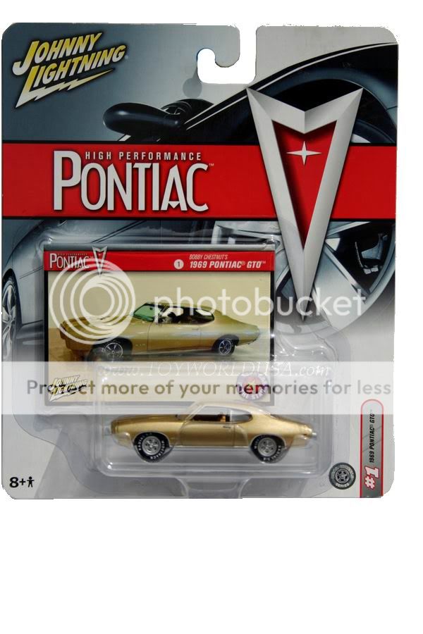 Johnny Lightning Pontiac High Performance 1 1969 Pontiac GTO
