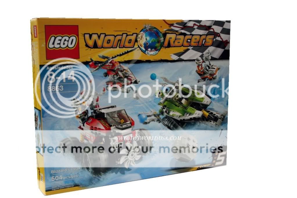 LEGO WORLD RACERS 8863 BLIZZARDS PEAK NEW IN BOX  