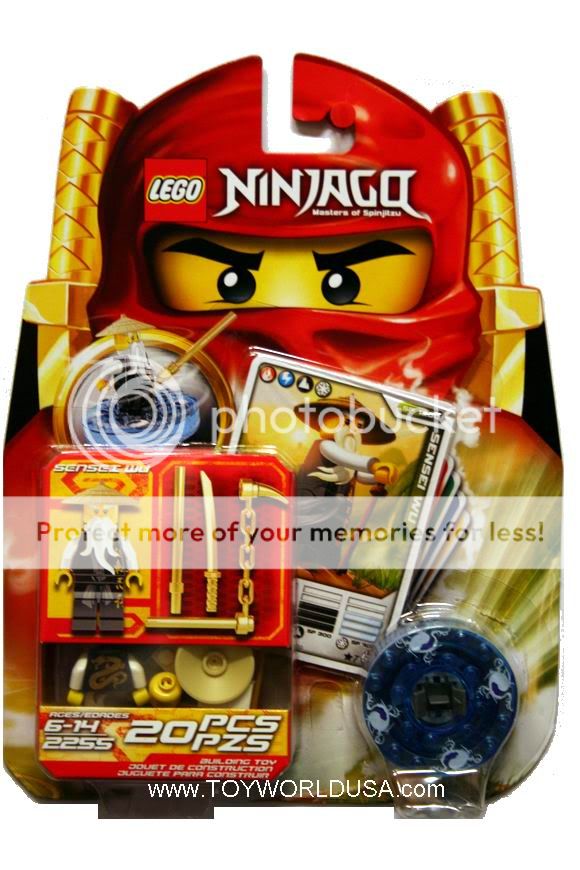 Lego~NINJAGO~Sensei WU #2255 20 Pcs.  