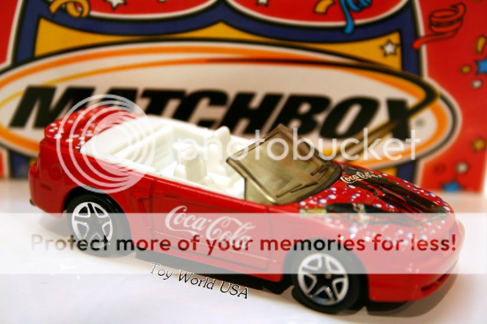 Collect Matchbox vehicle out of package. This car is new and has been 