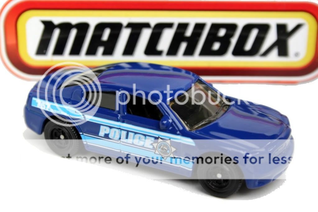 Matchbox Police Series Dodge Charger Police Car Blue