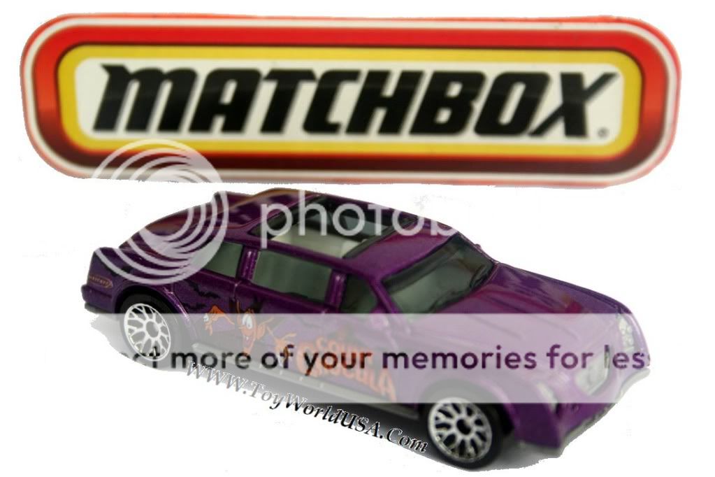 Collect Matchbox vehicle out of package. This car is new and has been