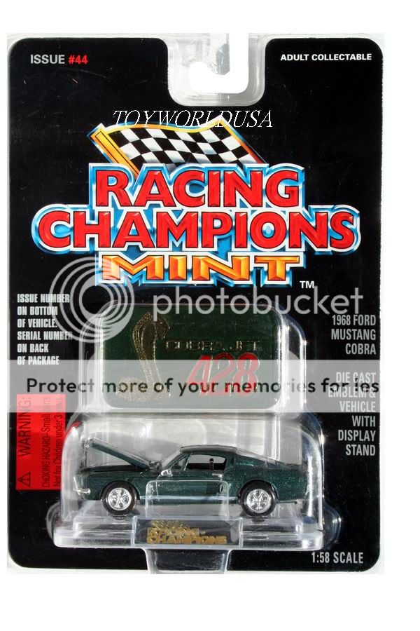 Racing champions mint edition 1968 ford mustang cobra #5